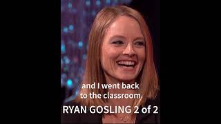 Ryan Gosling And Jodie Foster Cannot Stop Laughing 2 of 2 [upl. by Akiras322]