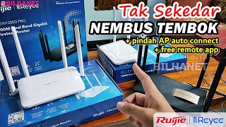 Membangun WIFI MESH dengan Ruijie Reyee RGEW1200G PRO  EW1200 [upl. by Hedvah]