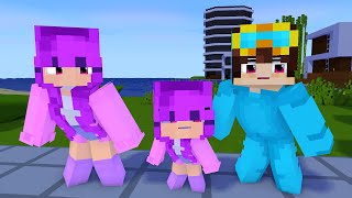 toca toca meme dance nico family \ goomy goomy dance minecraft animation shorts [upl. by Acihsay]