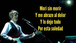 rezo por vos  karaoke  spinetta  pista original en vivo  letra [upl. by Natanhoj]