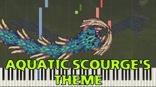 Outcast of the Sulphurous Seas Piano  Terraria Calamity Mod Music  Theme of Aquatic Scourge [upl. by Maya]