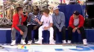 Justin Bieber  One Time Live On The Today Show 642010 [upl. by Nnanerak]