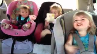 Baby wakes up dancing Hilarious Three sisters ages 12 and 3 [upl. by Nehemiah]