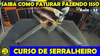 Curso de Serralheiro 53  Como Fazer uma Mesa de Jantar Personalizada [upl. by Madelyn]