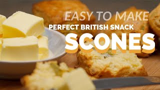 How To Cook Delicious English Style Scones Snack [upl. by Amej]