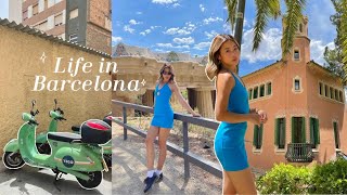 BARCELONA TRAVEL VLOG 🥝 girls trip more shopping fun things to do exploring the city [upl. by Aicilef]