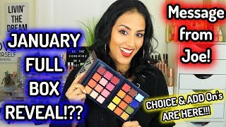 January Boxycharm Full Box Reveal January Choice and January Add Ons [upl. by Llevra]