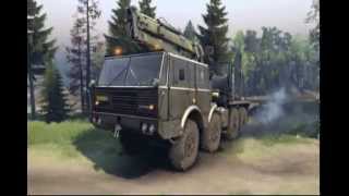 Spintires  TATRA 813 8x8 KOLOS mod PREVIEW [upl. by Carilyn671]