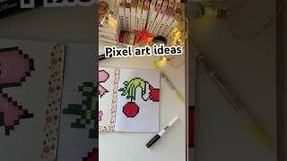 Pixel art ideas pixelpixelart pixelartideas christmas merrychristmas [upl. by Terry186]