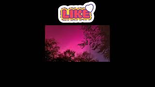 Anyone got to see tonight sky PINK LOOK viralvideo [upl. by Esra]