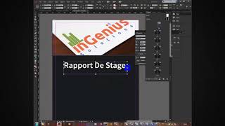 Example design rapport de stage Indesign [upl. by Henley]