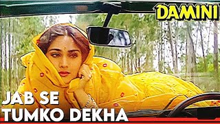 Jab Se Tumko Dekha  Damini  Full Video Song  Kumar Sanu Sadhana Sargam  Rishi Kapoor Meenakshi [upl. by Gillian]