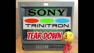 Sony Trinitron PVM Tear Down Model 1351Q [upl. by Corissa]