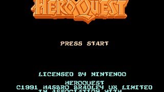 HeroQuest  NES reproduction gameplay [upl. by Aicital]