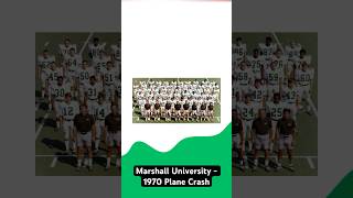 Marshall University 1970 Plane Crash marshall history wearemarshall westvirginia plane tragedy [upl. by Jefferey]