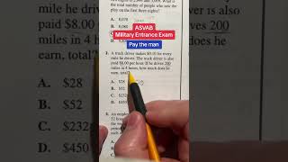 ASVAB Arithmetic Reasoning 2 Question Walk Through [upl. by Oliana601]