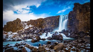 Walking through Oxararfoss  360 Degree  5k  VR Experience [upl. by Bush]