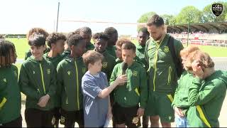 Mondial Pupilles 2023  Interview de léquipe du FC Nantes sur le centre de Pluguffan [upl. by Arabela]