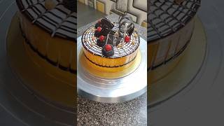 birthday cake  multi colour cake  half kg cake design  beautiful Butterscotch cake shorts cake [upl. by Aisenet]