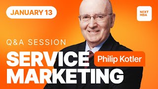 Philip Kotler QampA Session at Next MBA 13 January 2024 [upl. by Owens]