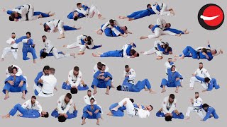 Katame Waza  Grappling Techniques  32 Holds StranglesChokes and Armlocks [upl. by Callan]