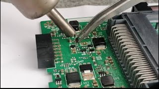 En Kolay Arıza Bulma Yöntemi Led Tv Anakart tamiri Buck converter entegresi kısa devre [upl. by Bent]