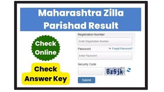 Maharashtra Zilla Parishad Result 2024 ZP Bharti Answer Key Merit List [upl. by Kcirdneked]