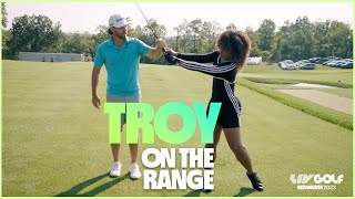 Swing your swing Matthew Wolff teaches Troy  LIV Golf Bedminster [upl. by Gertrud]