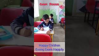 Happy Children Giving Exam Happily Cham School viral exam school consistensy [upl. by Ahsita]