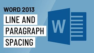 Word 2013 Line and Paragraph Spacing [upl. by Zischke401]