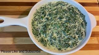 Creamed Spinach  One of My Favorite Recipes creamedspinachspinach [upl. by Zipah]