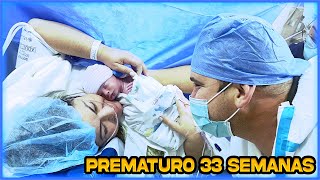 CESAREA DE EMERGENCIA mi bebé nació PREMATURO 33 semanas de gestación [upl. by Raila703]