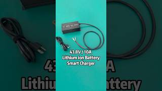 US Plug 438V 10A Lithium ion Battery Charger batterycharger diy lithiumbatterycharger [upl. by Atikat]