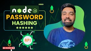 Password Hashing in Nodejs Hindi  Tutorial 24 [upl. by Atnahc]