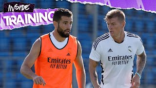 Ceballos CRAZY GOAL in Real Madrids training [upl. by Jemma]