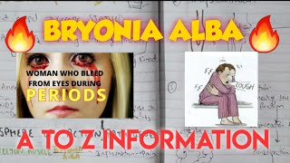 Bryonia alba full explaination [upl. by Harleigh]