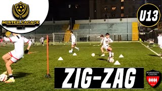 ESORDIENTI CALCIO ZIGZAG  SCUOLA CALCIO [upl. by Kos]