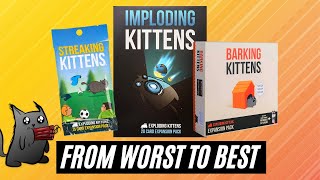 Ranking The Exploding Kittens Expansion Packs [upl. by Irvin]