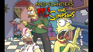 Ned Flanders KILLS The Simpsons  Indie Horror Game  No Commentary [upl. by Eityak]