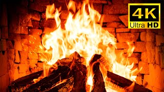 Fire Sounds for Ambiance Christmas Fireplace  Fireplace TV Stand  4K UHD Marlena 9 [upl. by Ialocin474]