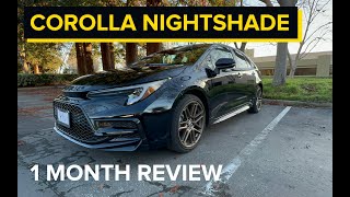 2024 Toyota Corolla Nightshade AWD 1 month ownership review [upl. by Ridley]