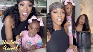 Porsha Williams Daughter Pilar Shows How To Make Lemonade With Mommy amp Grandma 🍋 [upl. by Marylinda]