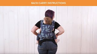 How to Back Carry in the Explore Baby Carrier [upl. by Nosna]