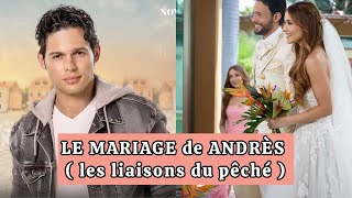 ANDRÈS dans les liaisons du péché s’est marié avec Kimberly Dos Ramos  VIVIR DE AMOR [upl. by Thar659]