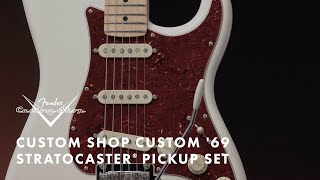 Fender Custom Shop Custom 69 Strat Pickup Set  Fender [upl. by Attekahs]