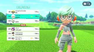 Nintendo switch sports golf practice 1111 first rank nintendo sports 任天堂 gameplay [upl. by Bik]