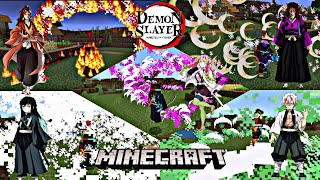 ADDON DEMON SLAYER KIMETSU NO MASTER V7 MCPE 120 [upl. by Thorfinn]