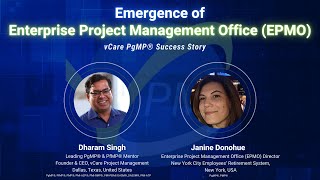 Emergence of Enterprise Project Management Office EPMO  QampA  Janine Donohue  Dharam Singh PgMP [upl. by Asalocin]