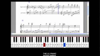 Final Fantasy  To Zanarkand Piano Tuto normal speed [upl. by Oiralih]