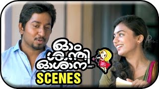 Om Shanti Oshana Movie Scenes HD  Nazriya Nazim befriends Vineeth Srinivasan  Nivin Pauly [upl. by Anev790]